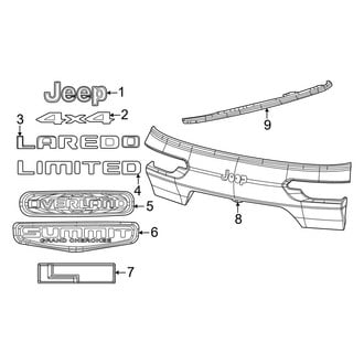 Jeep OE - Lift Gate - Exterior Trim