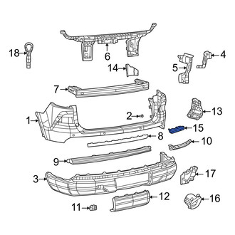 Jeep OE - Rear Right Reflector Panel