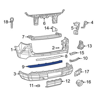 Jeep OE - Rear Left Bumper Trim