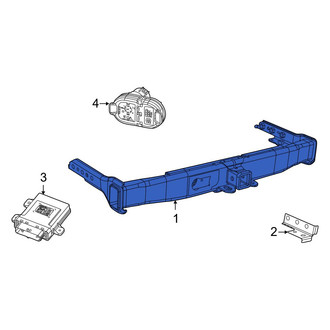 Jeep OE - Rear Trailer Hitch