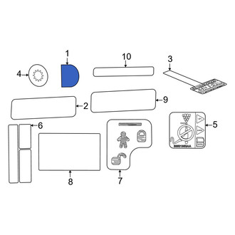 Jeep OE - A/C System Information Label