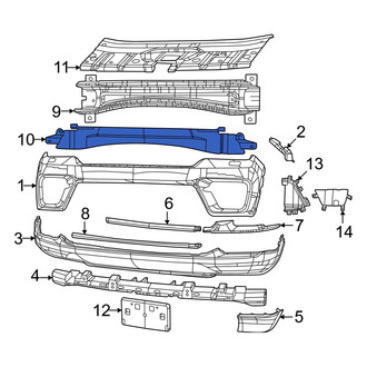 Jeep OE - Front Bumper Impact Absorber