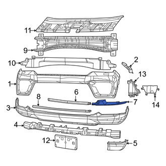Jeep OE - Rear Left Bumper Trim