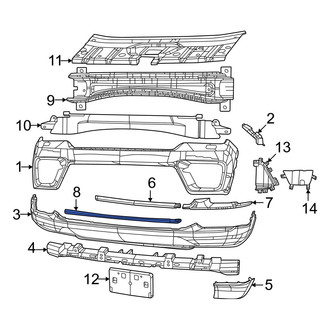 Jeep OE - Front Lower Bumper Trim