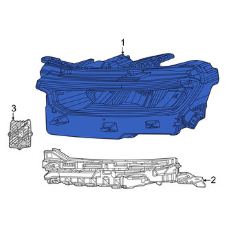 Jeep OE - Front Right Headlight Assembly