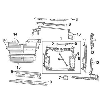 Jeep OE - Radiator Support
