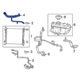 Jeep OE - Upper Radiator Coolant Hose