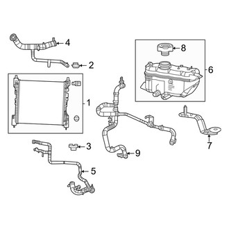 Jeep OE - Cooling - Radiator & Components (3.6L)