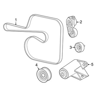 Jeep OE - Cooling - Belts & Pulleys (5.7L)