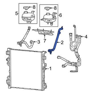 Jeep OE - Radiator Coolant Hose