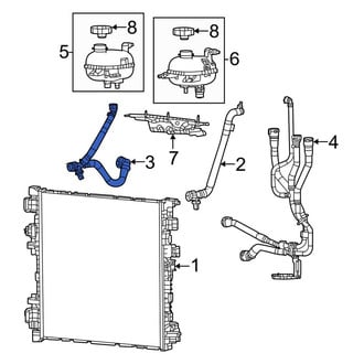 Jeep OE - Lower Radiator Coolant Hose