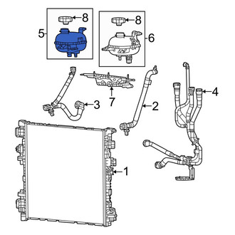 Jeep OE - Engine Coolant Reservoir