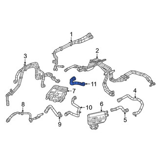 Jeep OE - Drive Motor Battery Pack Coolant Hose