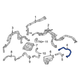 Jeep OE - Drive Motor Battery Pack Coolant Hose