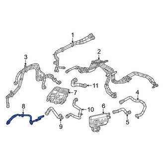 Jeep OE - Drive Motor Battery Pack Coolant Hose