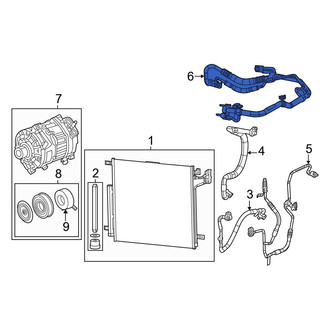 Jeep OE - A/C Manifold Hose Assembly