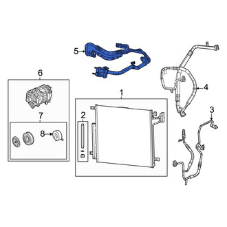 Jeep OE - A/C Manifold Hose Assembly