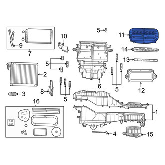 Jeep OE - HVAC Air Inlet Housing