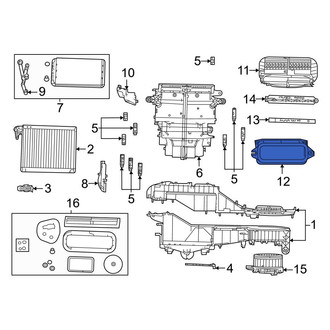 Jeep OE - Front HVAC Air Inlet Housing