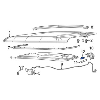 Jeep OE - Front Right Hood Lift Support Stud