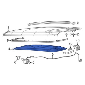 Jeep OE - Front Hood Insulation Pad