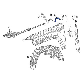Jeep OE - Fender Bracket