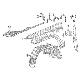 Jeep OE - Fender & Components (3.6L)