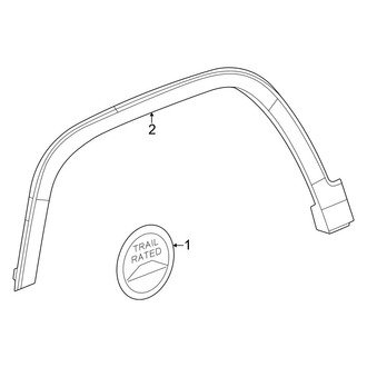 Jeep OE - Fender - Exterior Trim (3.6L / 5.7L)
