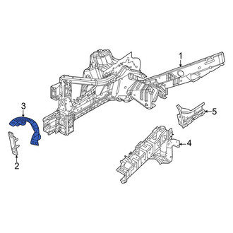 Jeep OE - Front Left Fender Apron Bracket