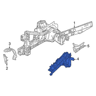 Jeep OE - Front Left Fender Rail