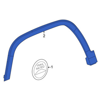 Jeep OE - Rear Left Wheel Arch Molding