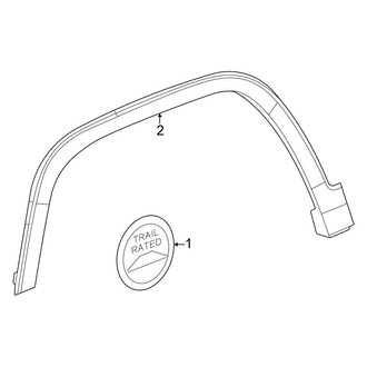 Jeep OE - Fender - Exterior Trim (4xe / Overland 4xe / Summit 4xe / Summit Reserve 4xe / Trailhawk 4xe)