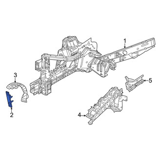 Jeep OE - Front Left Frame Rail End