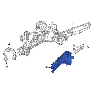 Jeep OE - Front Left Fender Rail