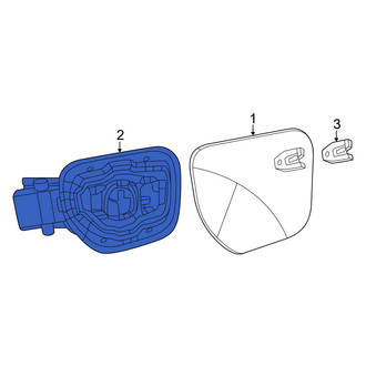 Jeep OE - Drive Motor Battery Pack Charging Port Pocket