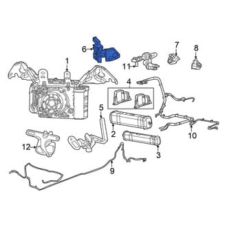 Jeep OE - Rear Left Suspension Ride Height Sensor