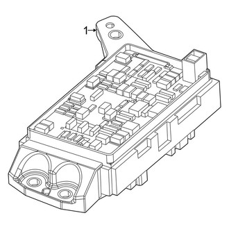 Jeep OE - Electrical - Fuse & Relay (Center), (3.6L / 5.7L)