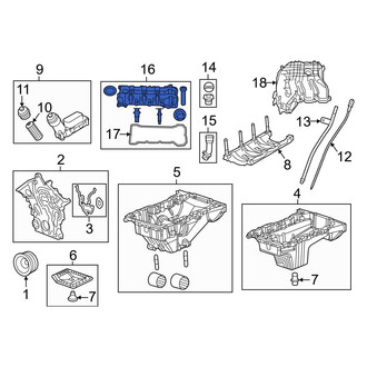 Jeep OE - Left Engine Valve Cover