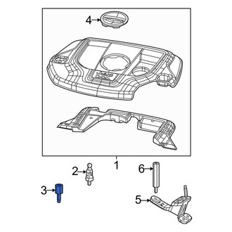 Jeep OE - Engine Cover Stud