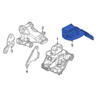 Jeep OE - Right Engine Mount Heat Shield