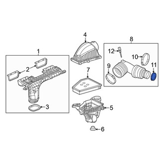 Jeep OE - Rear Engine Air Duct Clamp