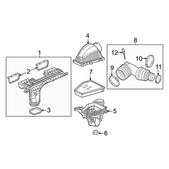 Jeep OE - Engine - Air Inlet (2.0L)
