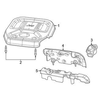 Jeep OE - Engine Appearance Cover (2.0L)