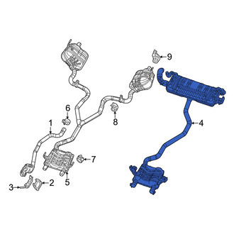 Jeep OE - Right Exhaust Muffler