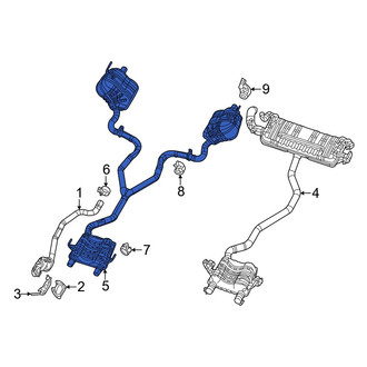 Jeep OE - Right Exhaust Muffler