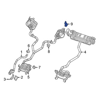 Jeep OE - Right Exhaust System Hanger