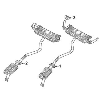 Jeep OE - Exhaust System - Exhaust Components (2.0L)