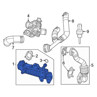 Jeep OE - Exhaust Gas Recirculation (EGR) Cooler