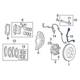 Jeep OE - Front Right Brake Hydraulic Hose