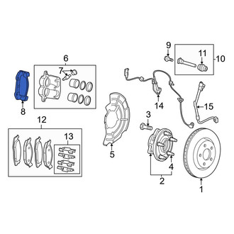 Jeep OE - Front Disc Brake Caliper Bracket